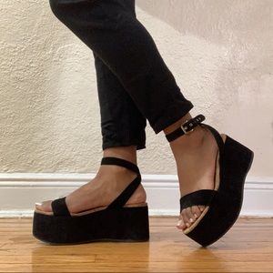 Black Platform Sam Edelman Sandals